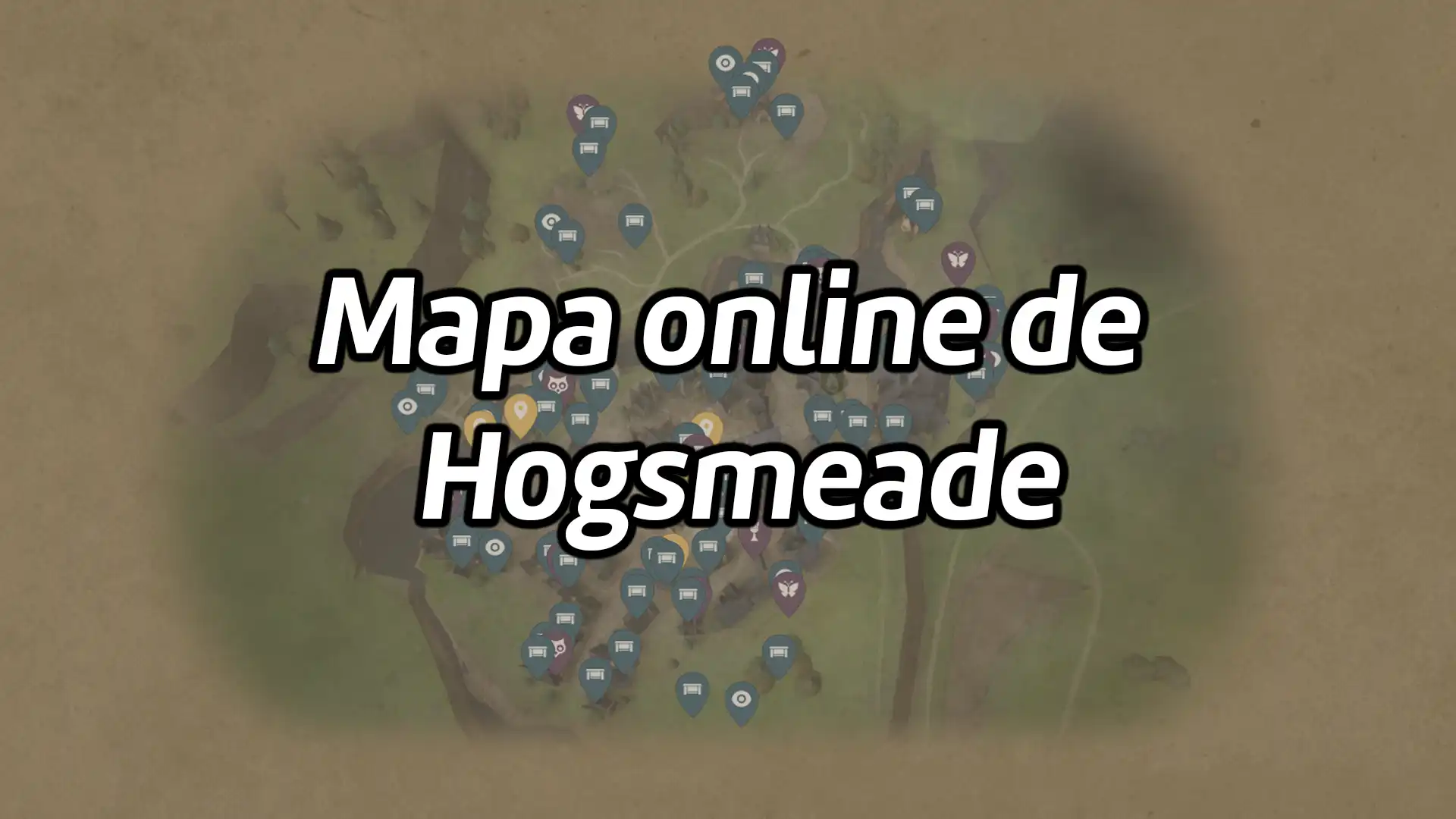 Hogwarts Legacy: Mapa online de Hogsmeade